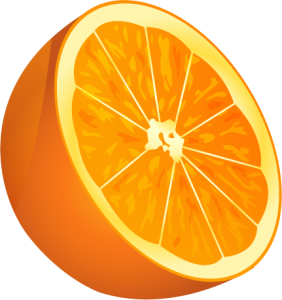 Orange Vector for Home Page